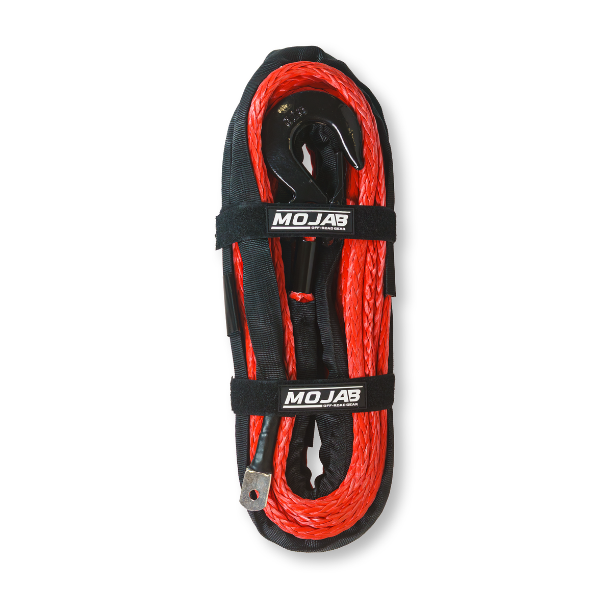 1/2'' x 78' Synthetic Winch Rope with Removable Forged Winch Hook — photo 2