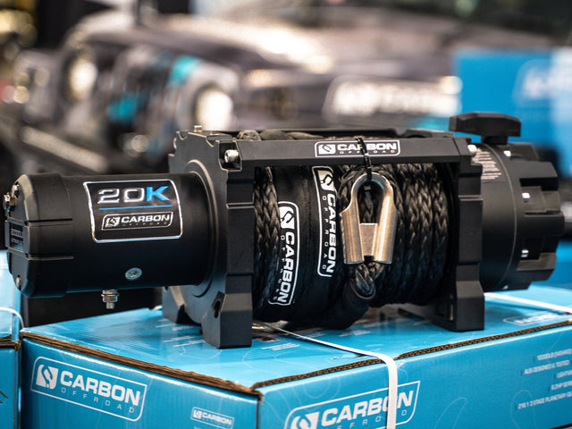 Carbon Offroad Extreme Duty Scout Pro 20000lb Truck Winch 24V Winch Only — photo 2