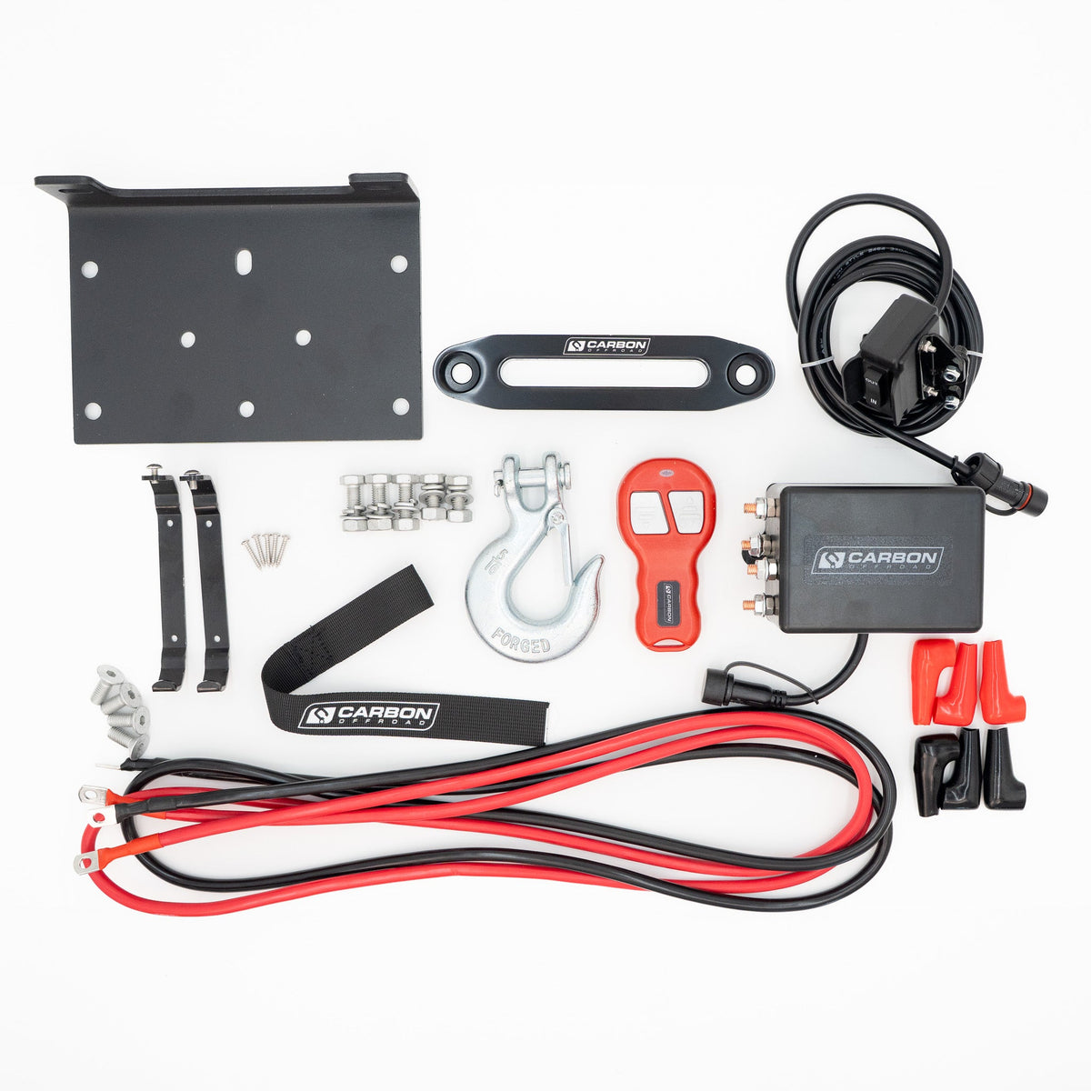 Carbon 4.5k 4500lb ATV/Trailer Winch — photo 5