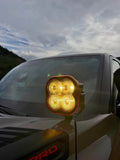 NEW 5” LED Off-Road Pod Lights (Pair) | White + Amber | 6000LM | 80W