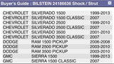 Bilstein B8 5100 rear lifted truck 24-186636 shocks Silverado/Sierra/Ram in Clovis, CA (photo 7)