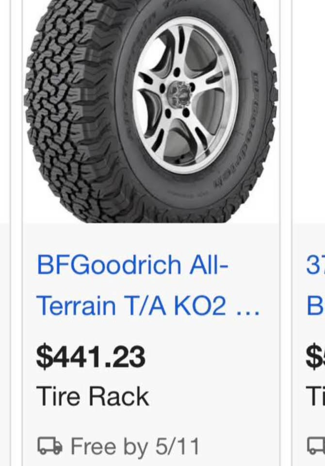 4 BFgoodrich tires 37x12.5x17 in Reno, NV (photo 6) — photo 6