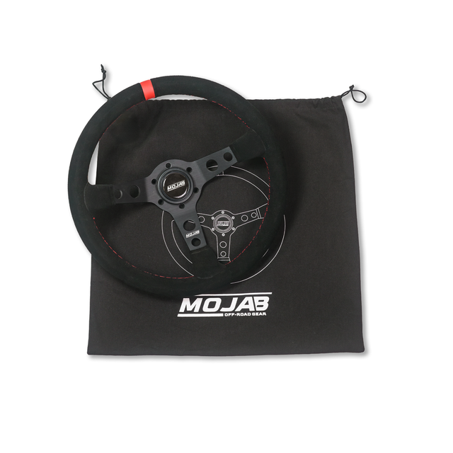 13.5''  MOJAB Deep Dish Steering Wheel Leather or Suede — photo 2