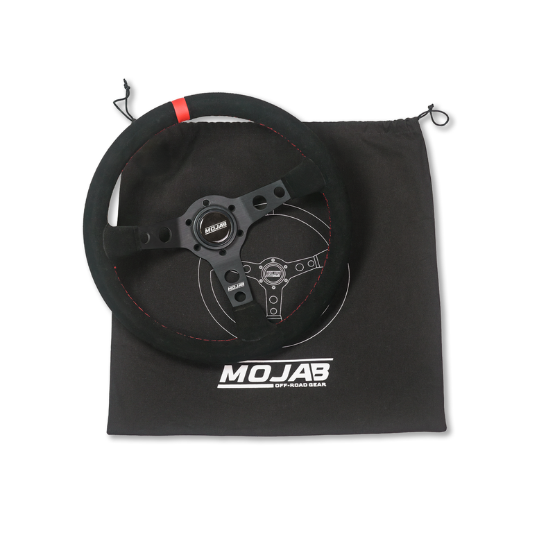 13.5''  MOJAB Deep Dish Steering Wheel Leather or Suede — photo 2
