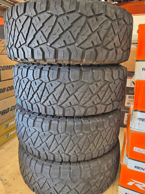 37X12.50X17 NITTO RIDGE GRAPPLER SET OF 4 TIRES