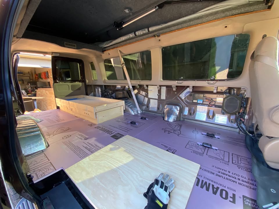 2001 Ford e350 ext body w/ 7.3l diesel, 4x4, & pop-top in San Rafael, CA (photo 12)