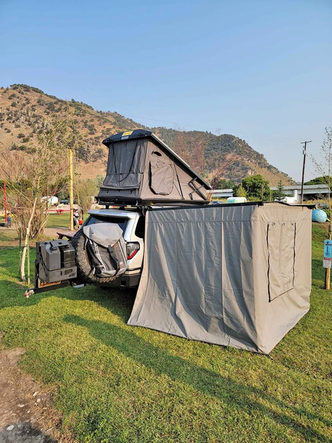 5th Gen 4Runner Eezi-Awn Stealth Rooftop Tent, K9 Rack, Cube, Swift Awning and Swift Wall Set