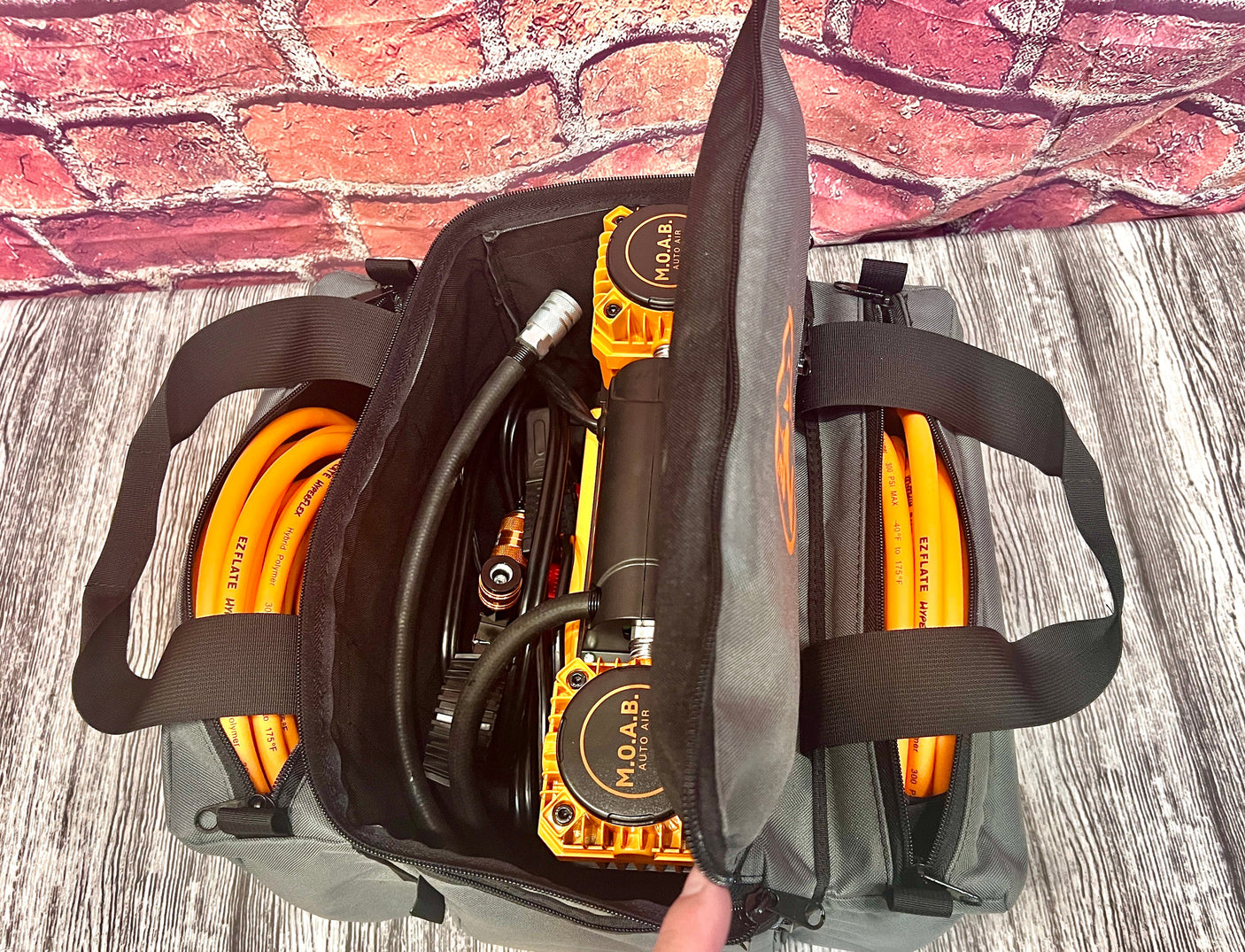 EZ Flate Air Compressor Deluxe Carry Bag — Overland Gear Guy (photo 3)