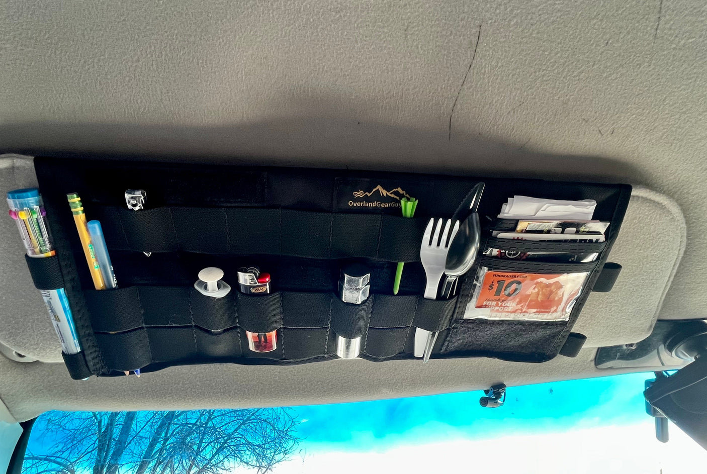 Ford Econoline Van Sun Visor Organizer — Overland Gear Guy