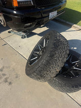 BFGoodrich All-Terrain T/A KO2 Tires with Force Offroad Rims LT275/60R20 ———- 6lugs in Fresno, CA (photo 2)