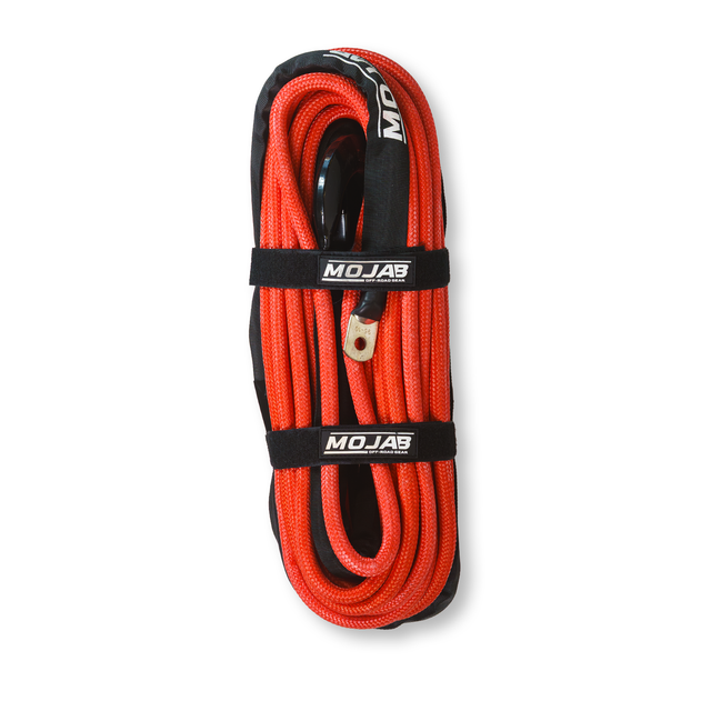 1/2'' x 78' Double Braided Winch Rope with removeable forged winch hook — photo 2