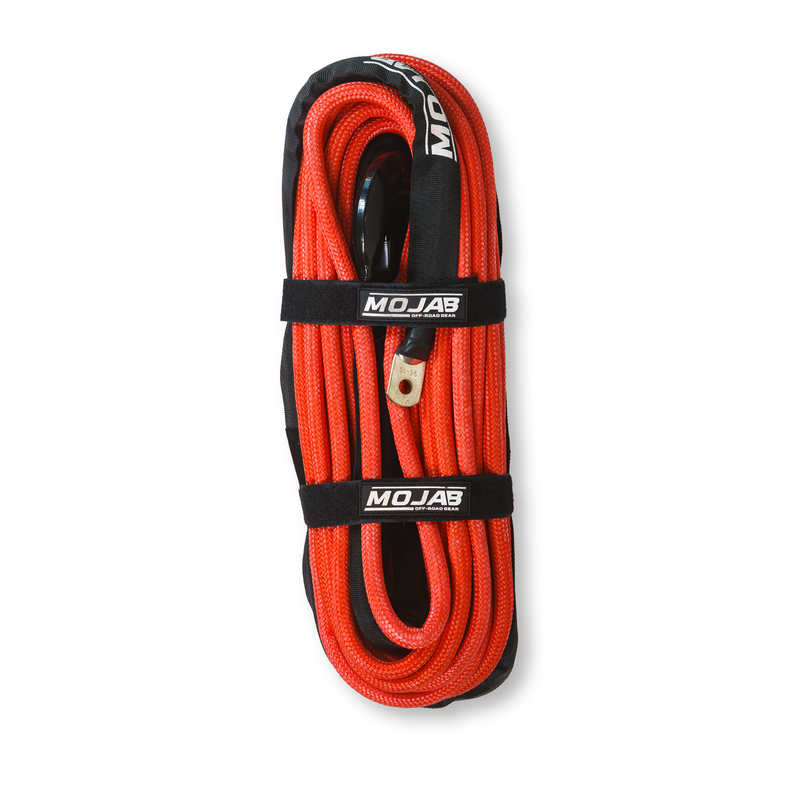 1/2'' x 78' Double Braided Winch Rope with removeable forged winch hook — photo 2