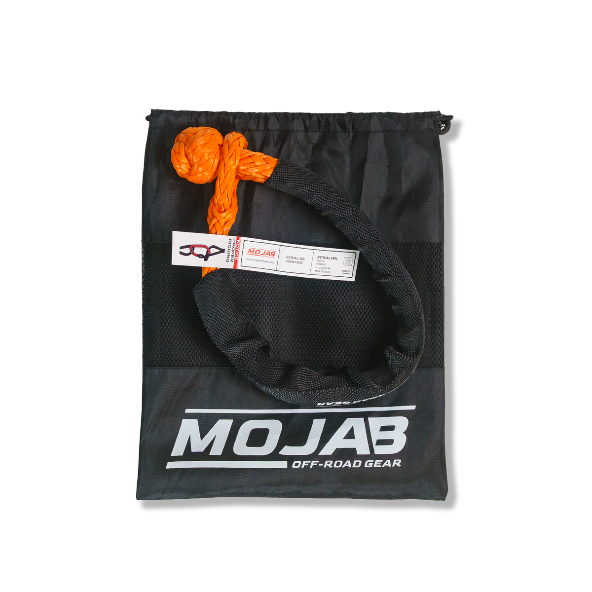 Soft Shackle 3/8'' x 24” with sleeve and bag (Single Shackle) (Lifetime Warranty) — photo 4