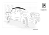 Ford Ranger Double Cab K9 Roof Rack Kit — Equipt Expedition Outfitters (photo 7)