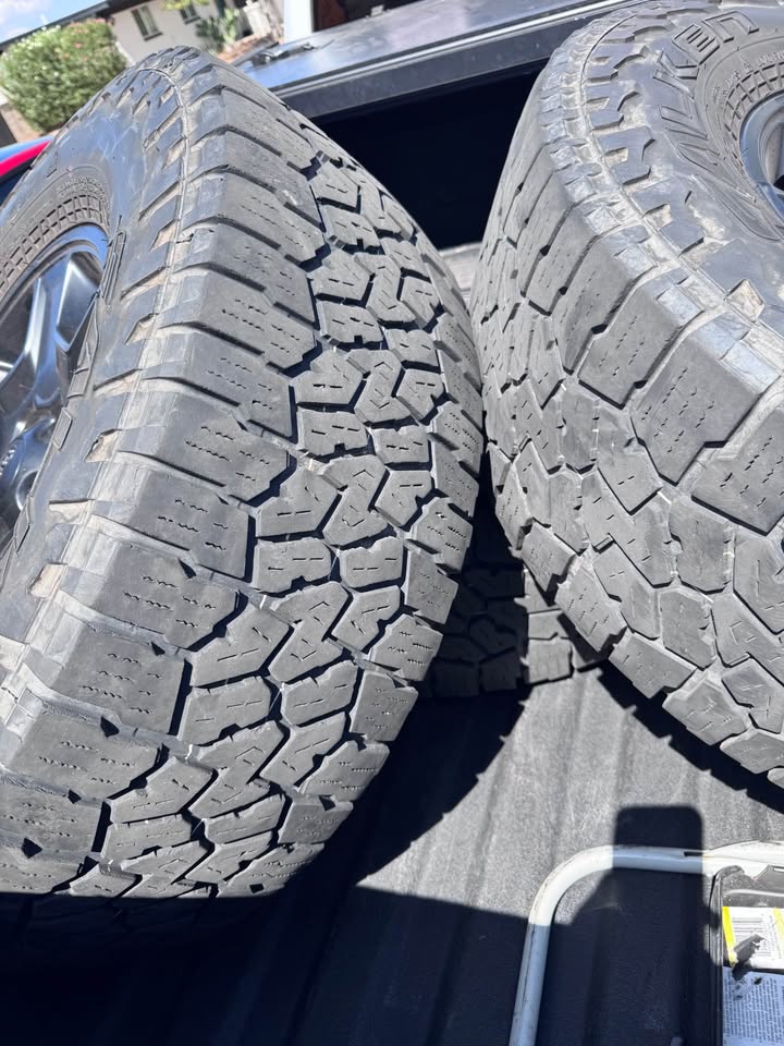 Four Jeep Rims with tires in Tucson, AZ (photo 3)