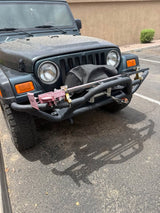 1997-2006 Jeep Tj Off Road Front Bumper and Winch in Phoenix, AZ (photo 3)