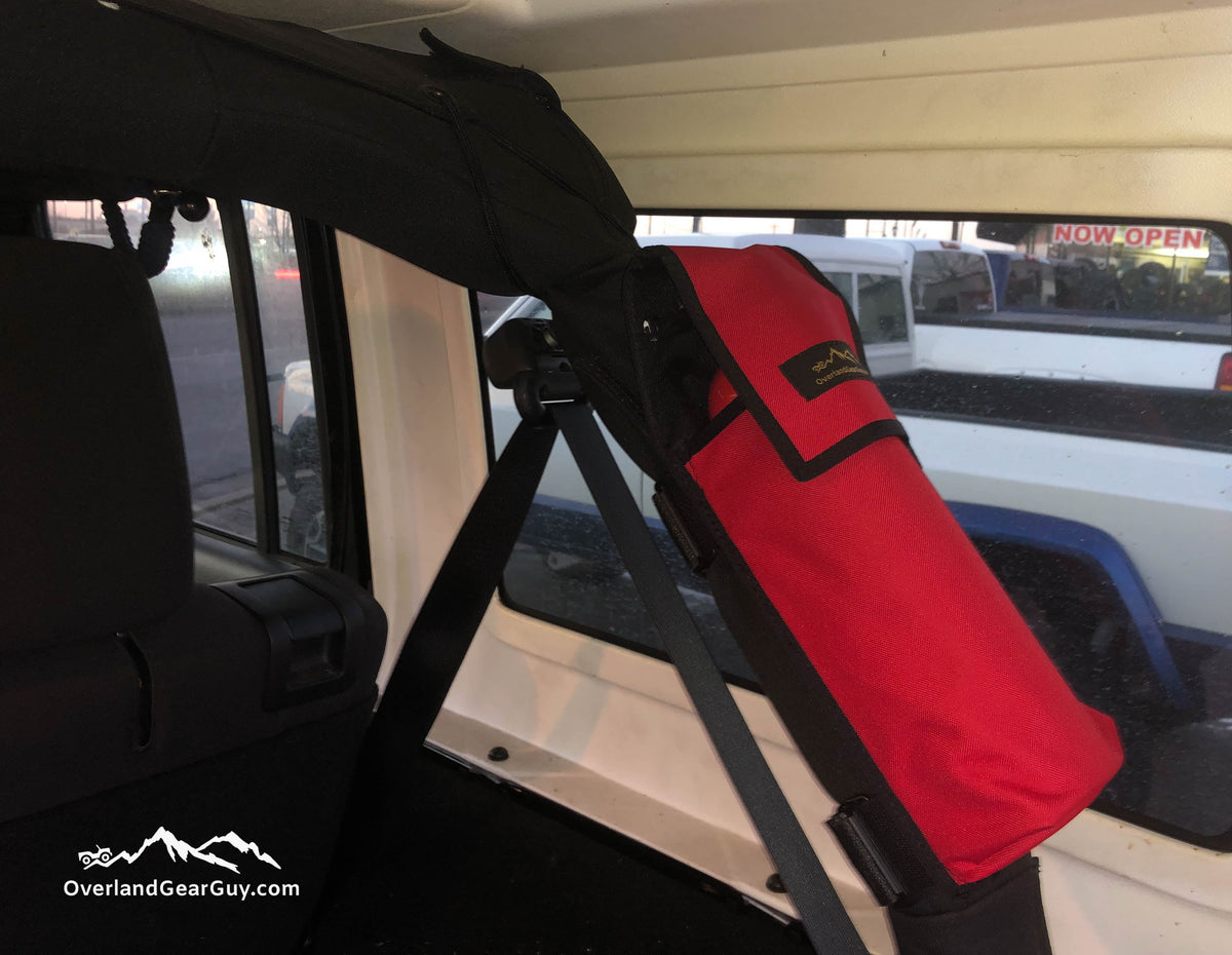 Jeep Fire Extinguisher Pouch Roll Bar — Overland Gear Guy (photo 2) — photo 2