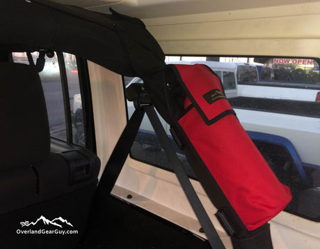 Jeep Fire Extinguisher Pouch Roll Bar — Overland Gear Guy (photo 2)