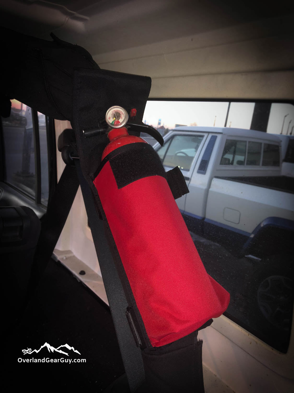 Jeep Fire Extinguisher Pouch Roll Bar — Overland Gear Guy (photo 3) — photo 3