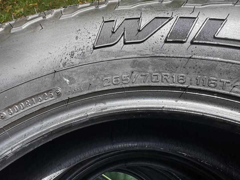 Falken WildPeak A/T3W A Tires 265/70r18 265/70/18 or 265-70-18 takeoffs in Portland, OR (photo 7) — photo 7