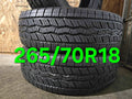 265/70/18 Tires Falken WildPeak A/T3W A x3 Matching Tires