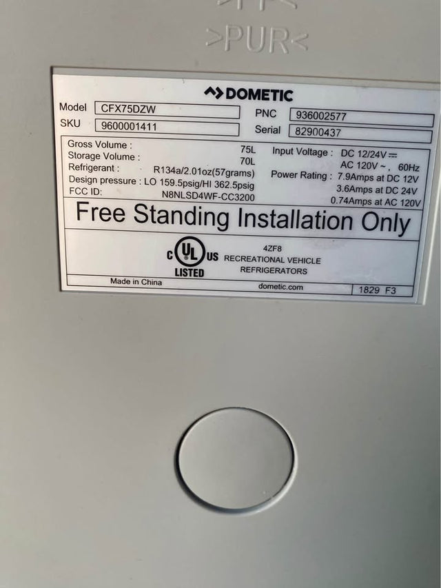 Dometic CFX FRIDGE/FREEZER — photo 3