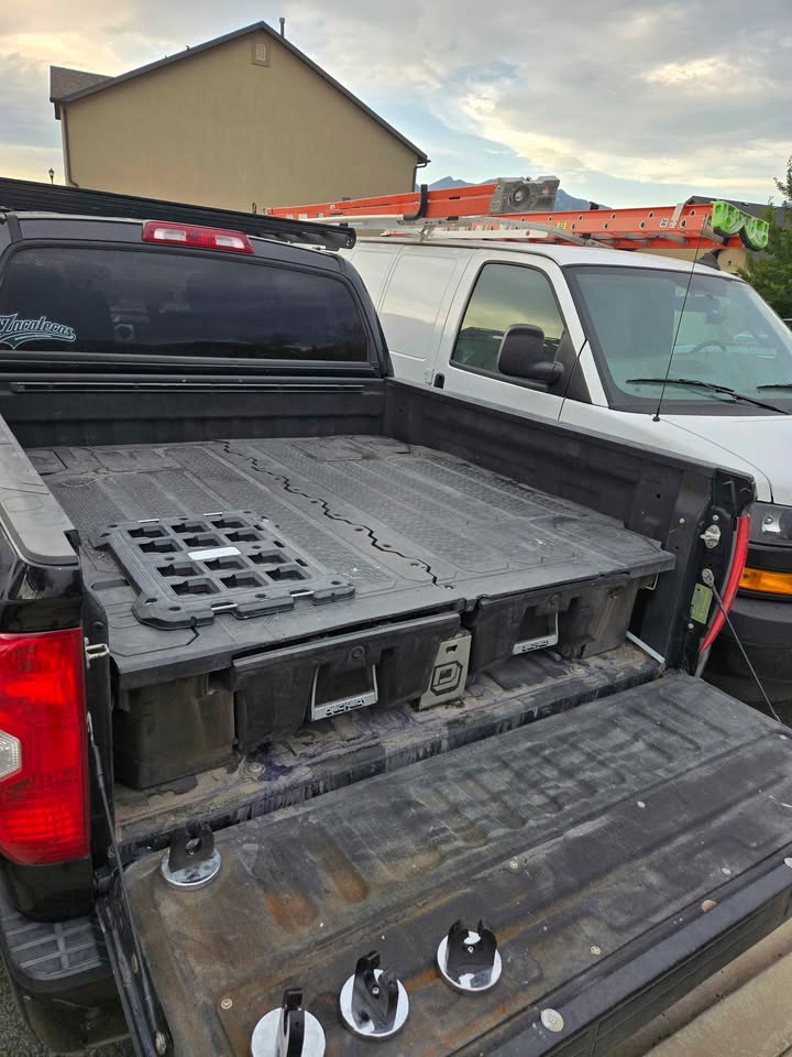 Decked Drawer system for Tundra Crewmax short bed in Provo, UT (photo 2) — photo 2