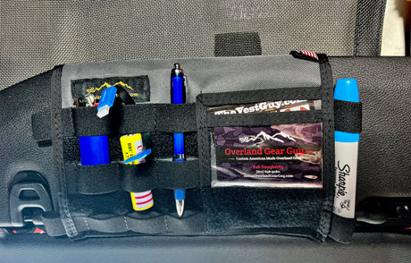 Jeep Gladiator MOLLE Visor Organizer - Tacoma Visor — Overland Gear Guy (photo 5)