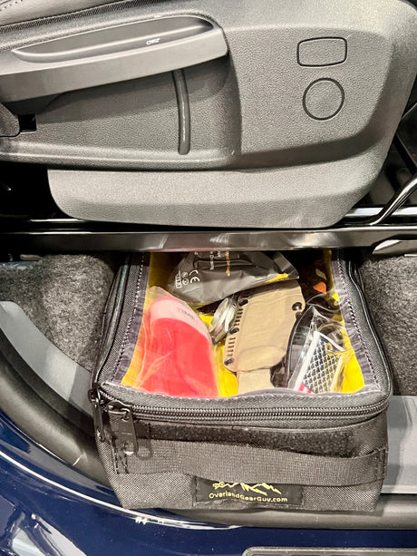 INEOS Grenadier Under Seat Storage Bag CLEAR TOP — Overland Gear Guy (photo 4)