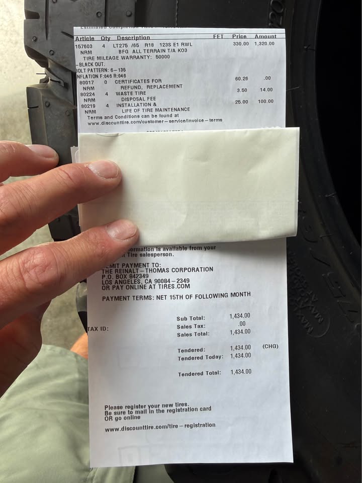4x BFGoodrich All-Terrain T/A KO3 Tires – LT275/65R18 Load Range E – Like New in Portland, OR (photo 5) — photo 5