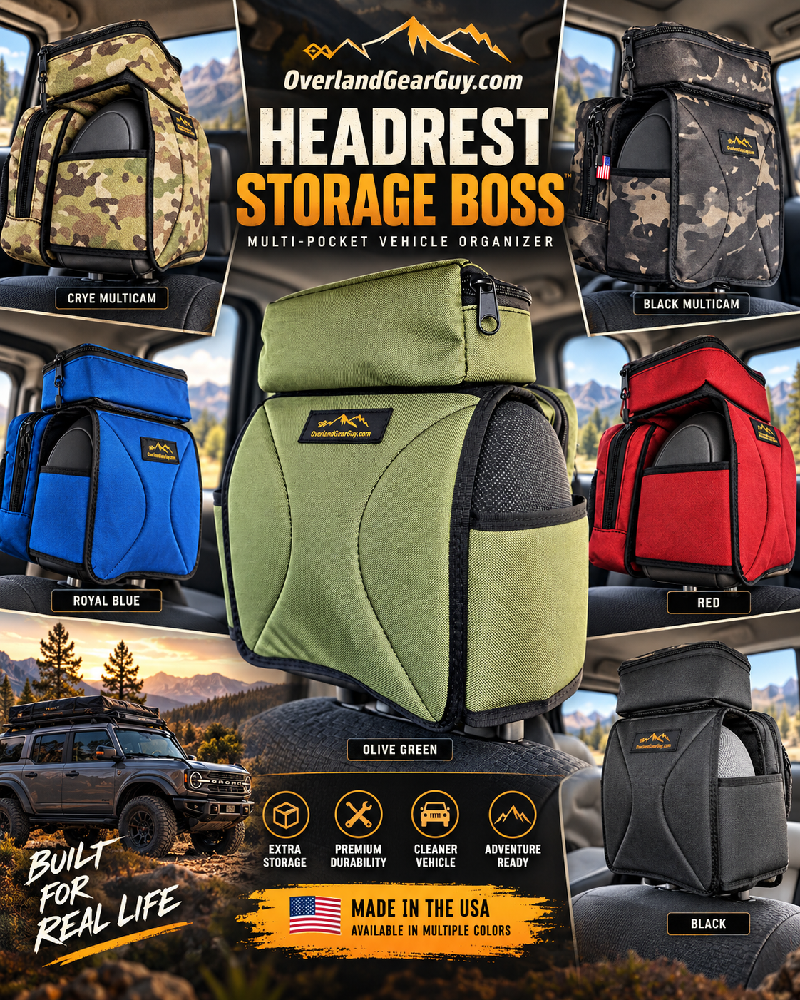 Headrest Storage Boss — photo 1