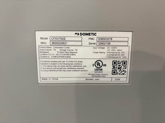 Dometic CFX75 Refrigerator & Freezer — photo 3