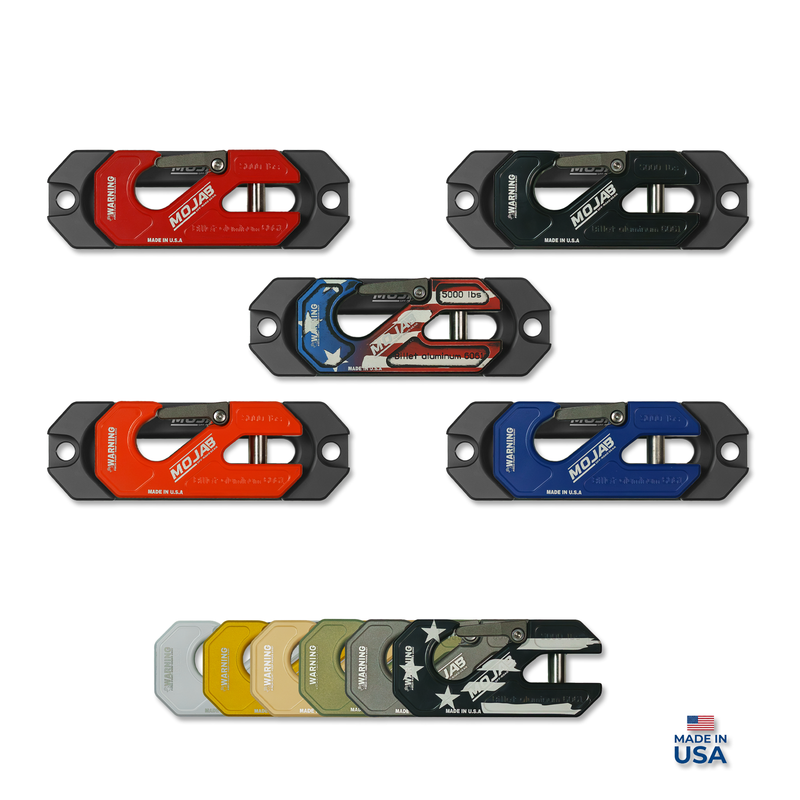 Side By Side / UTV Aluminum Recessed Winch Shackle with Fairlead Kit. (LIFE TIME WARRANTY*) — photo 1