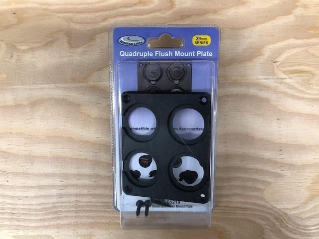29mm Quadruple Flush Mount Plate — Equipt Expedition Outfitters (photo 2) — photo 2