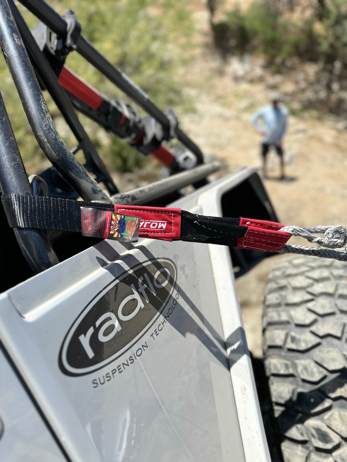 2''x4' Short Strap / Winch Strap (Lifetime Warranty) — photo 3