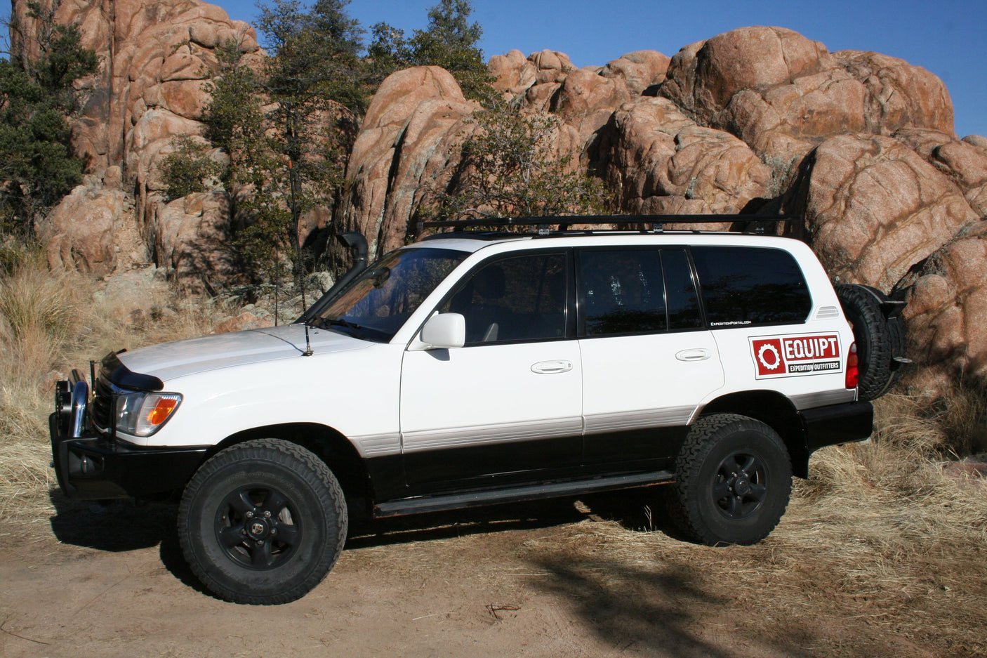 Toyota Land Cruiser 100 Series K9 Roof Rack Kit — Equipt Expedition Outfitters (photo 10)