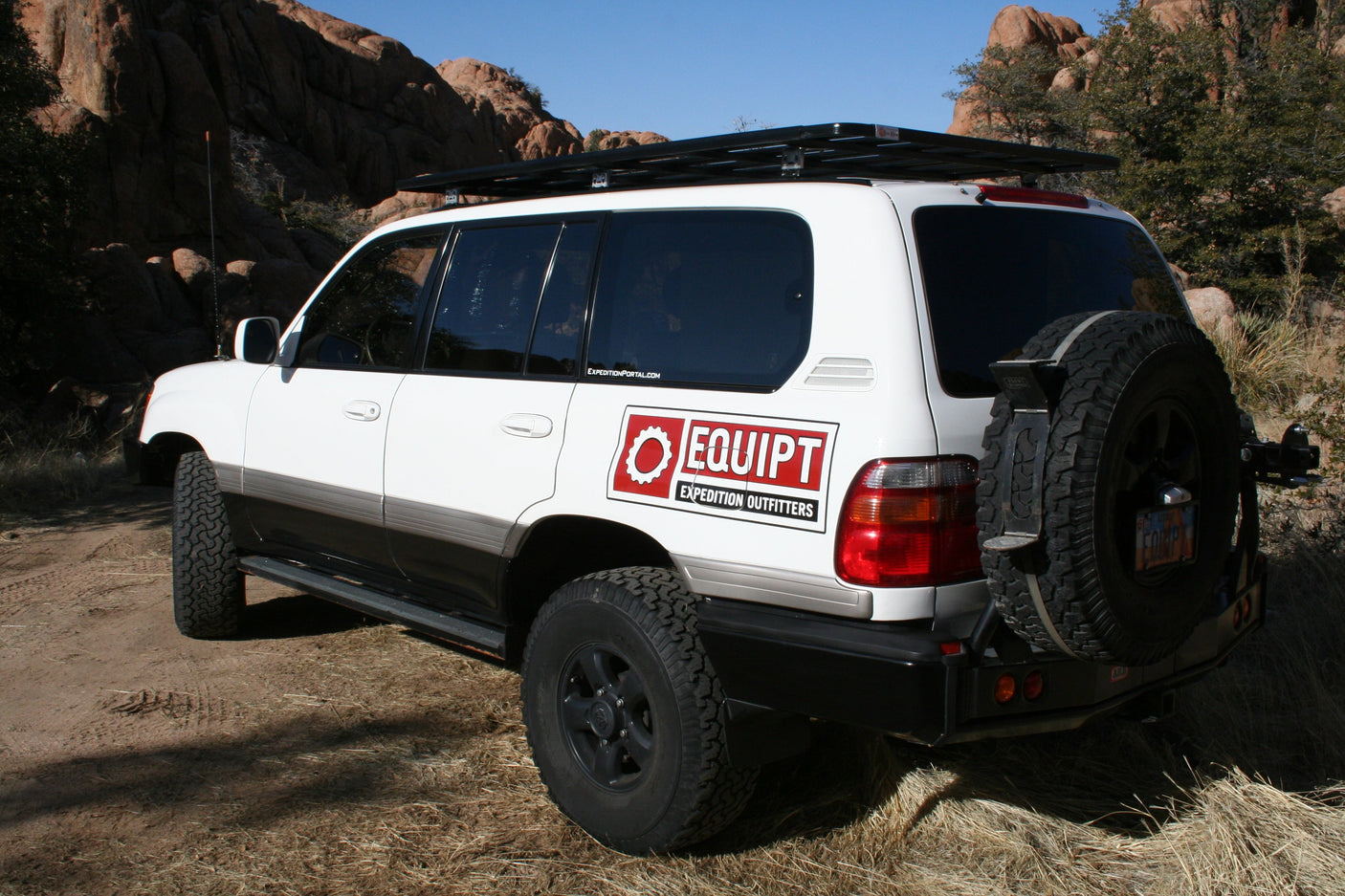 Toyota Land Cruiser 100 Series K9 Roof Rack Kit — Equipt Expedition Outfitters (photo 11)
