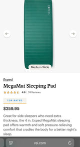 Exped mega mat sleeping pad in Oakland, CA (photo 5)