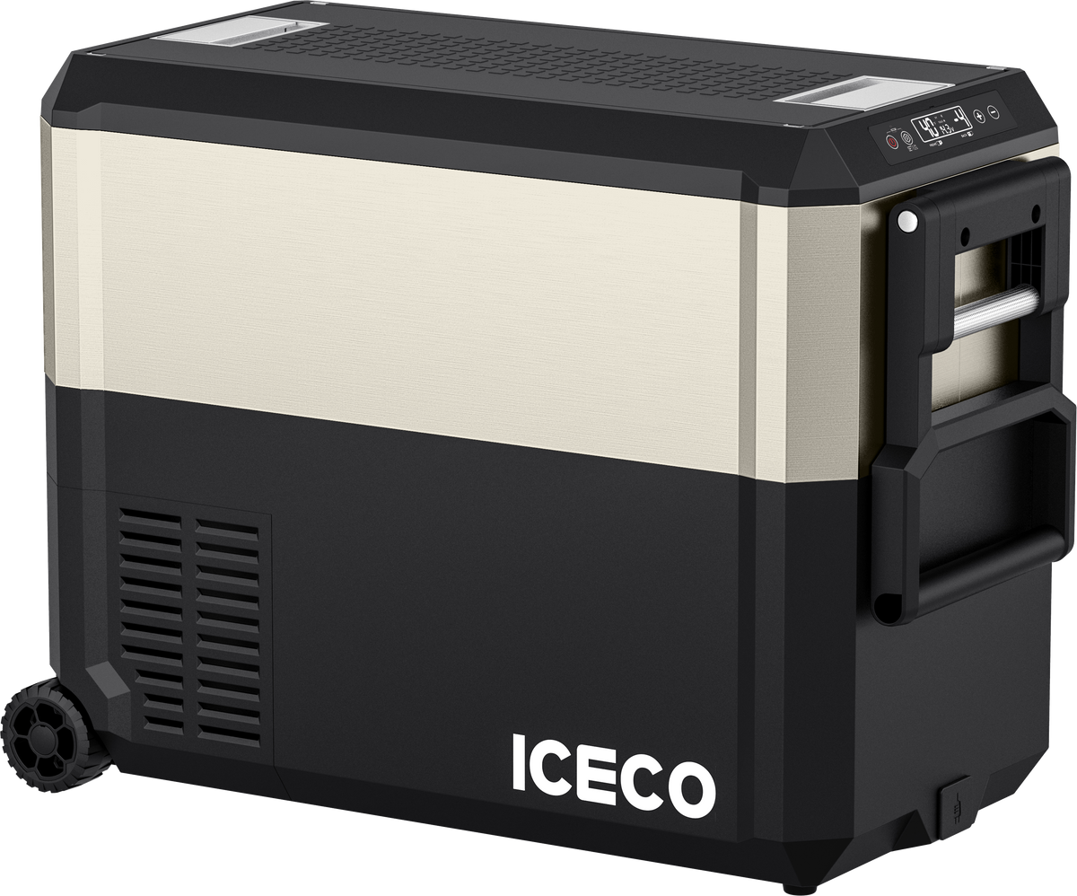 JP50 Pro Dual Zone Wheeled Car Fridge With Cover | ICECO | 50 LT — photo 1