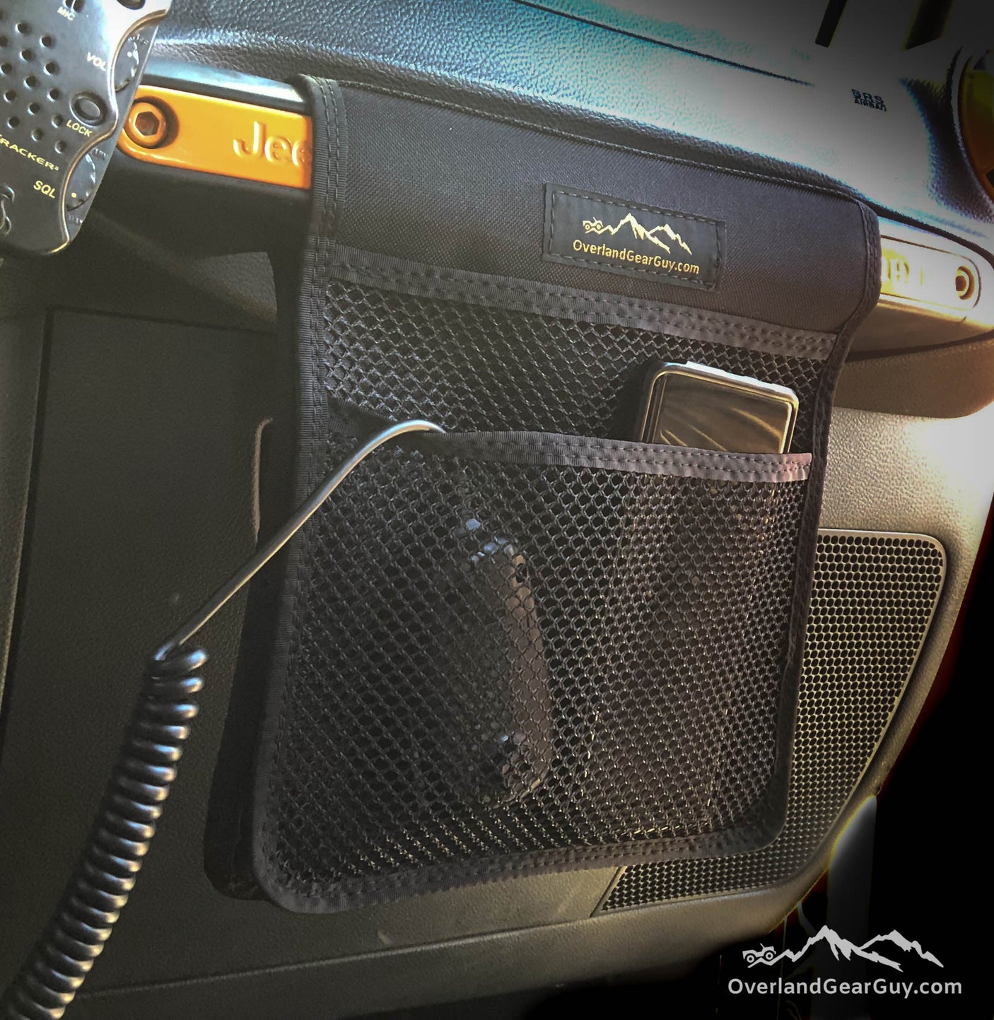 Jeep Grab Handle Mesh Flat Pocket — Overland Gear Guy (photo 2)