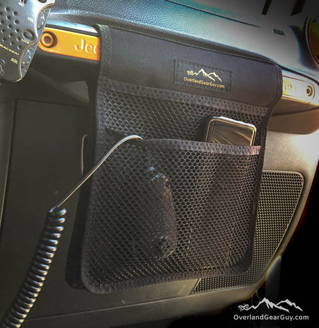 Jeep Grab Handle Mesh Flat Pocket — Overland Gear Guy (photo 2)
