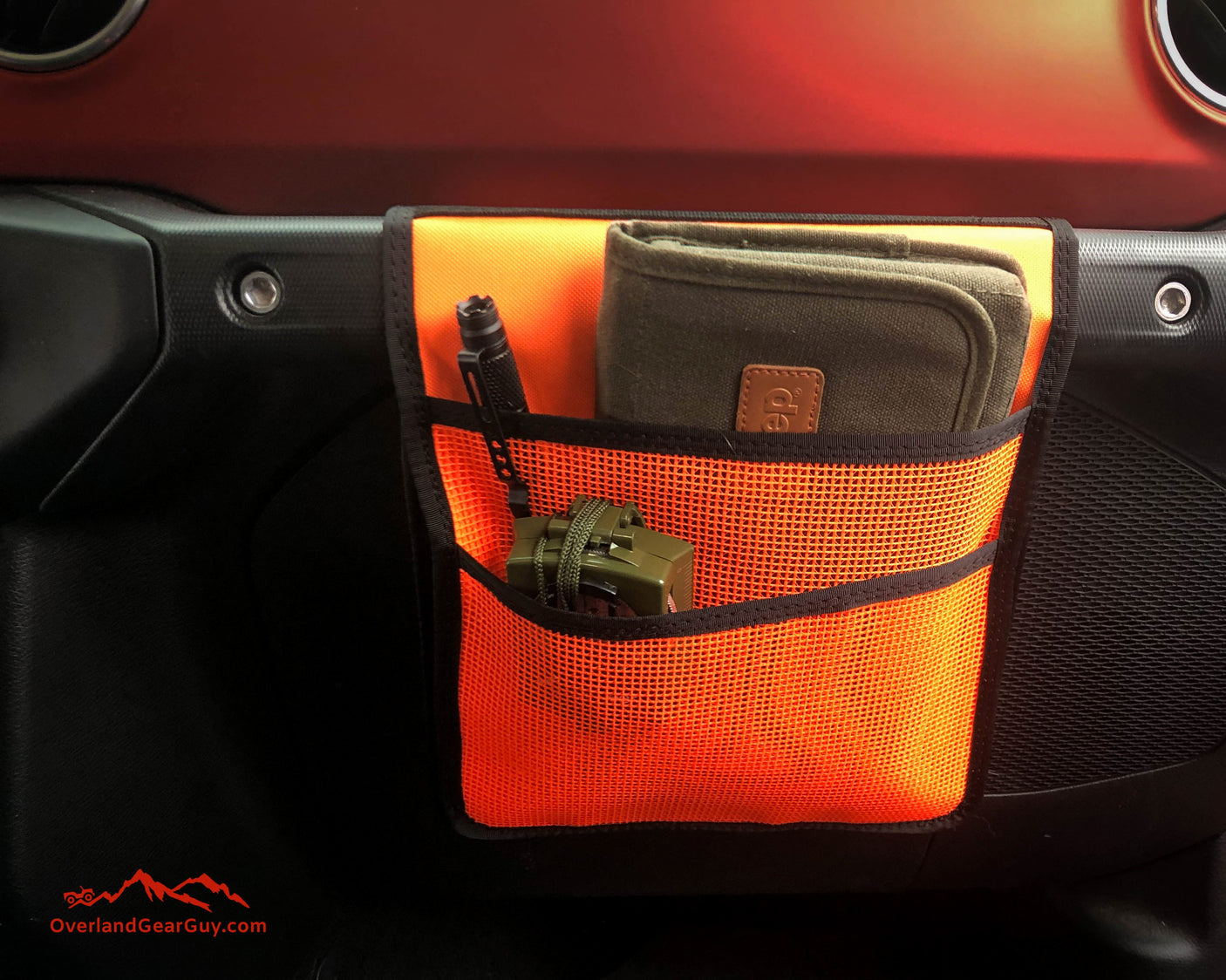 Jeep Grab Handle Mesh Flat Pocket — Overland Gear Guy (photo 6)