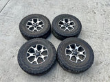 Set of 4 OEM Jeep Rubicon 17" Wheels & BFGoodrich All-Terrain T/A KO2 Tires in Spokane, WA (photo 1)
