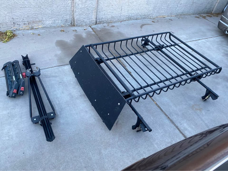 Gen1 Scion xB Yakima roof rack, Yakima basket,custom fairing, Yakima Raptor Bike mount, ski mount in Phoenix, AZ (photo 2) — photo 2