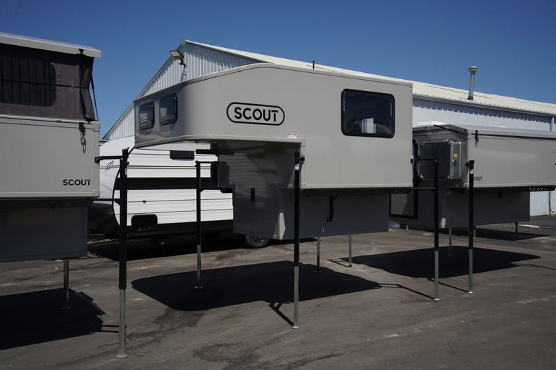 2026 Scout Olympic Slide In Cabover Truck Camper Sage Green 33399 in Boise, ID (photo 2) — photo 2
