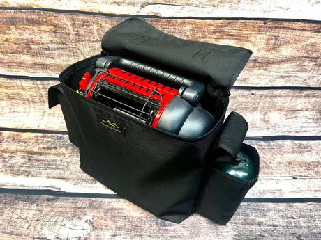Mr Buddy Heater Bag II w/bottle pouches — Overland Gear Guy (photo 2)