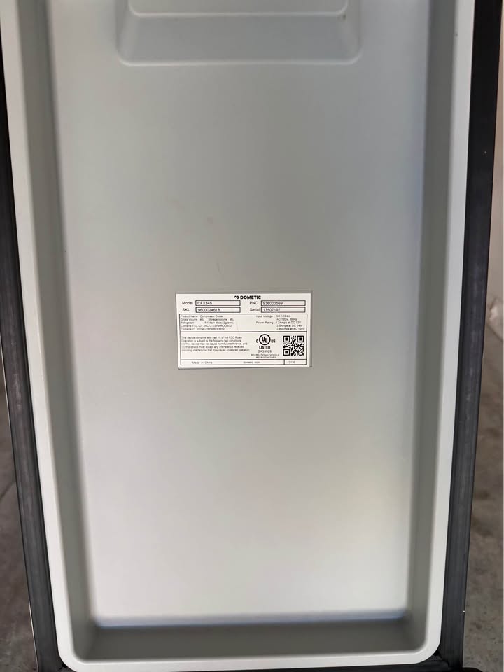 Dometic cfx3 45 portable fridge refrigerator ac/dc powers in Broomfield, CO (photo 6) — photo 6