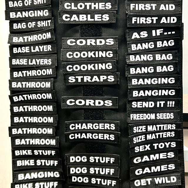 Custom Velcro Name Tags — Overland Gear Guy