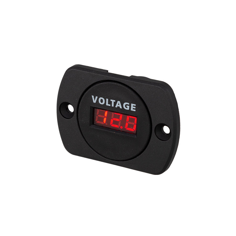 29mm Panel Mount Volt Meter (9-48V) — Equipt Expedition Outfitters — photo 1