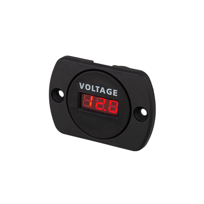 29mm Panel Mount Volt Meter (9-48V) — Equipt Expedition Outfitters — photo 1